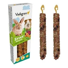 VADIGRAN Stixx Veggies triušiams, jūrų kiaulytėms 115g 2vnt