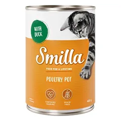 Smilla paukštienos indeliai drėgnas maistas katėms 6 x 400 g — 2 nuotrauka