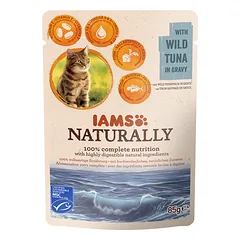 IAMS Naturally konservai katėms su tunu, 85 g