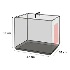Flamingo Ebo Taupe - metalinis šunų narvas, XS:, 31x47x38cm — 2 nuotrauka