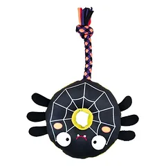 Nobby Hundespielzeug Halloween Plüsch Spinne mit Seil