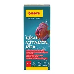 Žuvų maistas - Sera žuvų vitaminų mišinys 15 ml