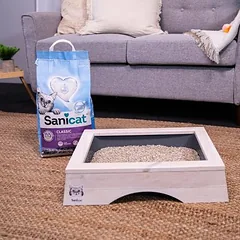 Sanicat Classic su levandomis, kraikas katėms, Ekonominė pakuotė: 2 x 16 l — 4 nuotrauka