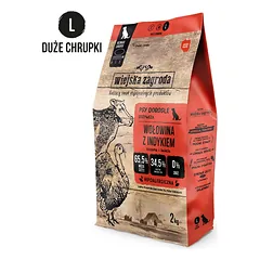 Wiejska Zagroda jautienos ir kalakutienos mišinys, L, 2 kg