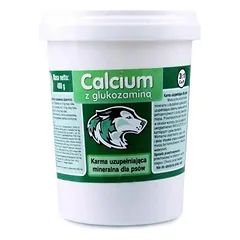 CALCIUM su gliukozaminu žalias 400g