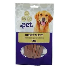 Apeti Dog Medium & Large Breeds Turkey Slices 90 g