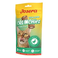 Josera Crunchies Duck antienos skanėstai katėms, 60 g