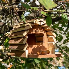 TIAKI voverių lesyklėlė, L 25 x B 16 x H 15 cm — 3 nuotrauka