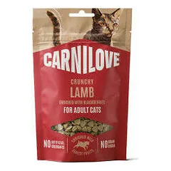 Carnilove Cat Crunchy Adult su ėriena ir gervuogėmis, skanėstai katėms 50 g — 2 nuotrauka
