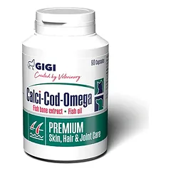 GIGI Calci-Cod-Omega papildai šunims ir katėms, 90 tabl.