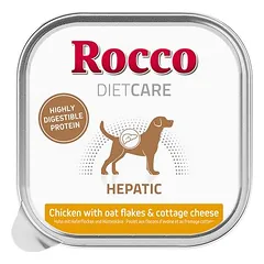  Rocco Diet Care Hepatic Huhn mit Haferflocken & Hüttenkäse Schale 150g