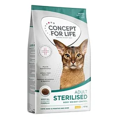 Concept for Life Sterilised Cats su vištiena, sausas maistas katėms, > 10 kg — 3 nuotrauka