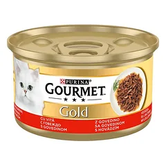 Gourmet Gold Succulent Delights 24x85g su vištiena/jautiena/lašiša/žuvimi, 24 x 85 g — 2 nuotrauka