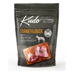 Kudo Turkey & Duck Senior Light sausas pašaras su kalakutiena ir antiena vyresnio amžiaus šunims