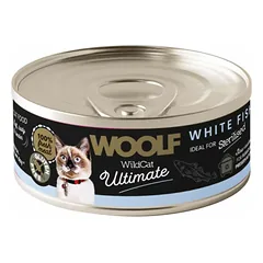 WOOLF WILDCAT ULTIMATE White Fish PATE konservai katėms su balta žuvimi 85g photo