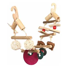 Trixie Suspension Bridge bambukinis pakabinamas tiltelis paukščių narvui, 45 cm