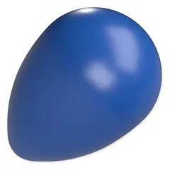 Dog Fantasy Eggy Ball kiaušinio formos žaislas šunims, mėlynas, 13×18,5 cm