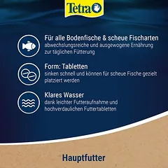 Tetra Tablets TabiMin Futtertabletten, Tetra Tablets TabiMin Futtertabletten 275 Tabletten (85 g) — 5 nuotrauka