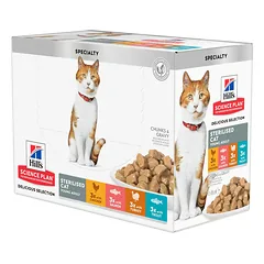 Hill's SP konservai sterilizuotoms katėms su upėtakiu, 12x85 g