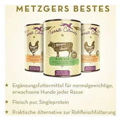 Terra Canis Metzgers Bestes drėgnas maistas šunims 6 x 400 g — 3 nuotrauka