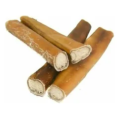 Real Dog pjaustytos jaučio varpos 15 cm, skanėstai šunims 4 vnt.