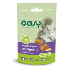 Oasy skanėstai su ėriena katėms - Pet24