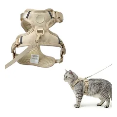 LucyBalu petnešos katėms EXPLORER, M/L - juoda — 4 nuotrauka
