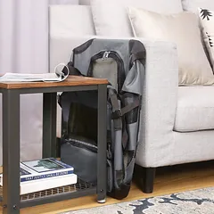Augintinio transportavimo dėžė, 70x52x52 cm, pilka — 3 nuotrauka