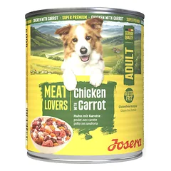 Josera Meat Lovers Menu Chicken with Carrot konservuotas pašaras šunims su vištiena ir morkomis