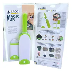 CROCI MAGIC FUR plaukus traukiantys šepečiai 2vnt — 2 nuotrauka