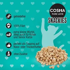 Cosma Snackies Minis bandomasis rinkinys, skanėstai katėms, < 49 g — 2 nuotrauka