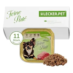 Lyra Pet Lecker.Pet® Josie's Feine Paté su veršiena, drėgnas maistas šunims, 22 x 150 g — 3 nuotrauka