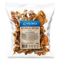 PETMEX Strips kiaulienos 500g natūralus kramtukas šunims