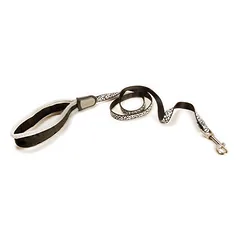 RECORD SAVANA LEASH WHITE/BLACK 1,5X120 CM