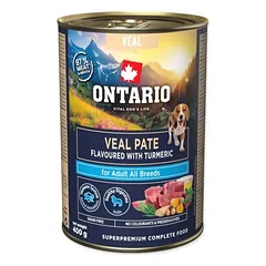 Ontario Adult Veršienos paštetas su Ciberžole 400g