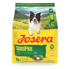 Josera SensiPlus sausas pašaras jautriems šunims su antiena, 900 g
