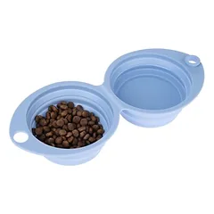 TIAKI dvigubas silikoninis kelioninis dubenėlis Mini, 2 x 350 ml — 2 nuotrauka