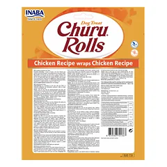 CHURU Rolls lazdelės su vištiena skanėstai šunims, 8 vnt. — 2 nuotrauka