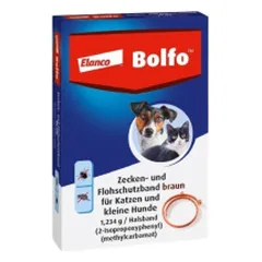 Bolfo antkaklis nuo parazitų katėms ir mažų veislių šunims