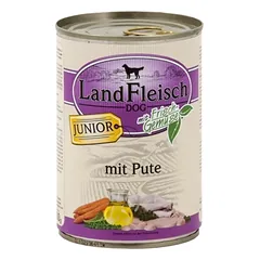 LandFleisch konservai šuniukams su kalakutiena 6x400g