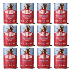 CARNILOVE Dog Can Turkey and Salmon Puppies 12x400g paštetas su kalakutiena ir lašiša šuniukams