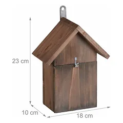 Vabzdžių viešbutis 23x18x10cm., rudos/sidabrinės spalvos — 4 nuotrauka