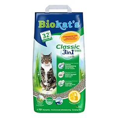 BIOKAT'S Classic 3w1 10 l Fresh Bentonito kraikas su gaiviu žolės kvapu