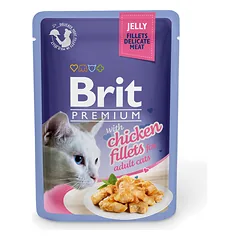 Brit Premium Delicate konservai katėms Chicken in Jelly 24vnt. x 85g.