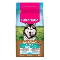 Eukanuba Dog Grain Free Large Adult Ocean Fish 3 kg