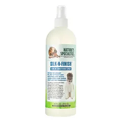 Nature's Specialties Silk - N - Finish Spray - daugiafunkcinis purškiklis šunų ir kačių kailiui, apsaugo nuo sniego gniūžčių susidarymo, 473ml — 2 nuotrauka