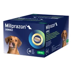 Milprazon Chewable 12,5 mg/125 mg tabletės nuo kirminų šunims, N4