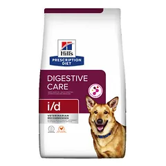 Hill's Prescription Diet Dog I/D Digestive Care su vištiena, veterinarinis maistas šunims 16 kg
