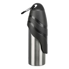 TRIXIE Gertuvė butelis su dubenėliu, nerūd. plienas/plastikas, 0.75 l
