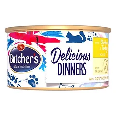 Butcher's Delicious Dinners 24 x 85 g, drėgnas maistas katėms — 4 nuotrauka